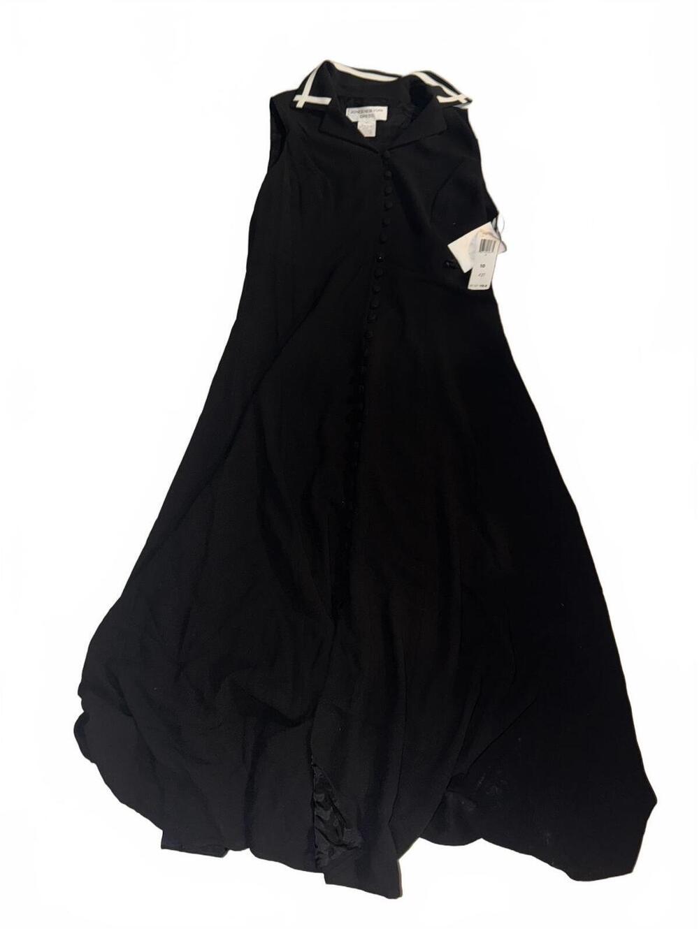 Women's Boutique Jones New York Sleeveless Button Front Maxi Dress Size 10 NWT